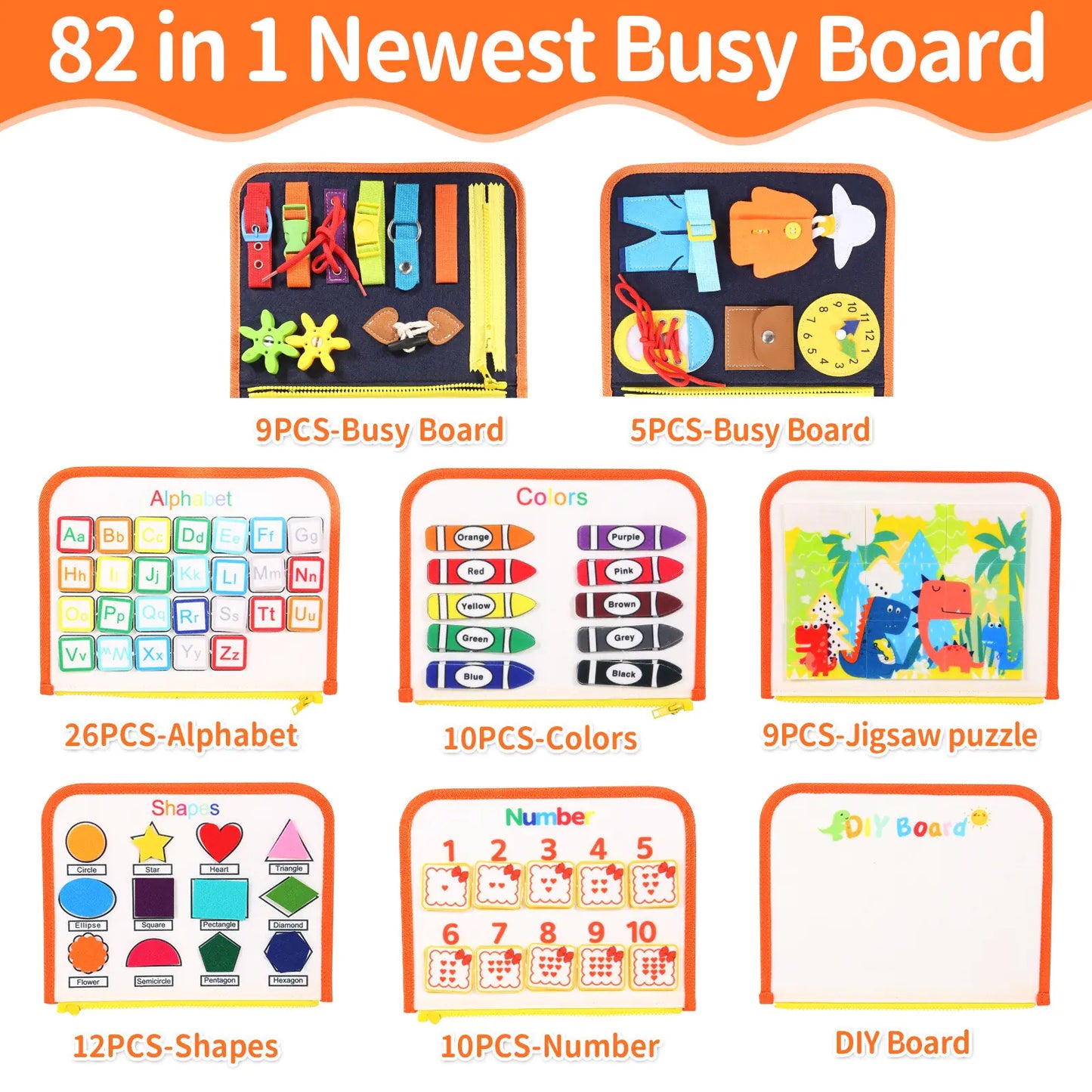 Montessori Educational Busy Board